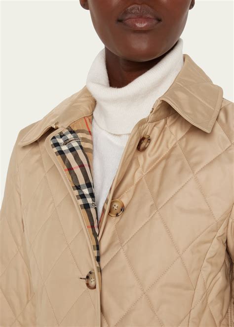 burberry diamond quilted edenson jacket size small|Burberry fernleigh diamond quilted jacket.